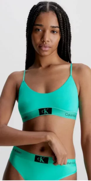 Türkiz zöld sportmelltartó Calvin Klein Underwear